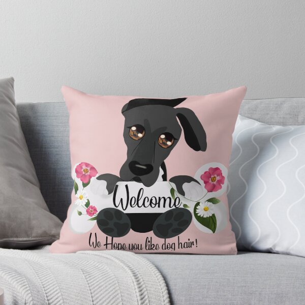 Item preview, Great Dane Welcome Sign designed and sold by AdriDraws.