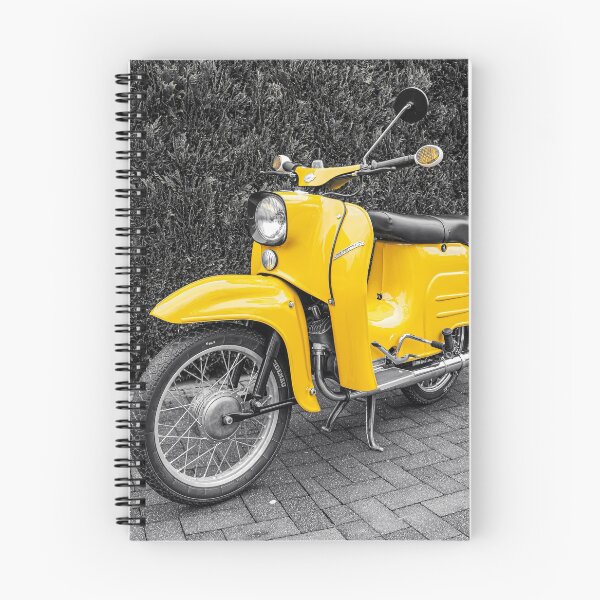 Item preview, Simson Schwalbe in yellow - black and white photography designed and sold by Shirtey.