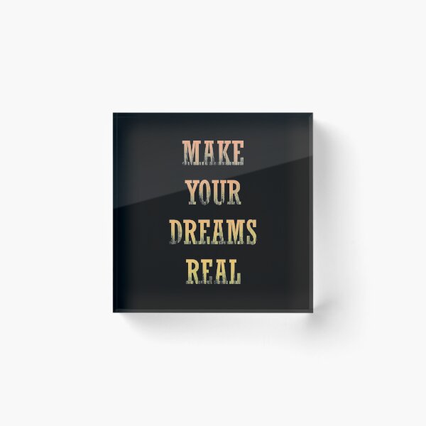 Item preview, Make your Dreams Real quote - Sand designed and sold by NissaArt.