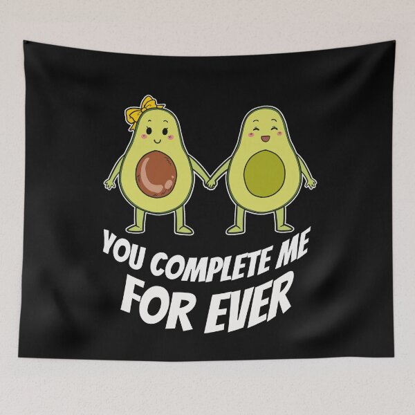 Item preview, Avocado Couple You Complete Me For Ever Partnership Gift designed and sold by Tomsens.