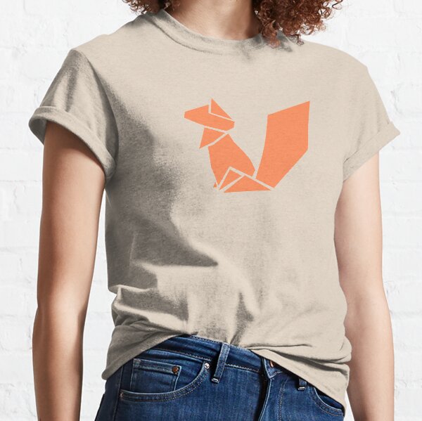 Origami Squirrel illustration Classic T-Shirt