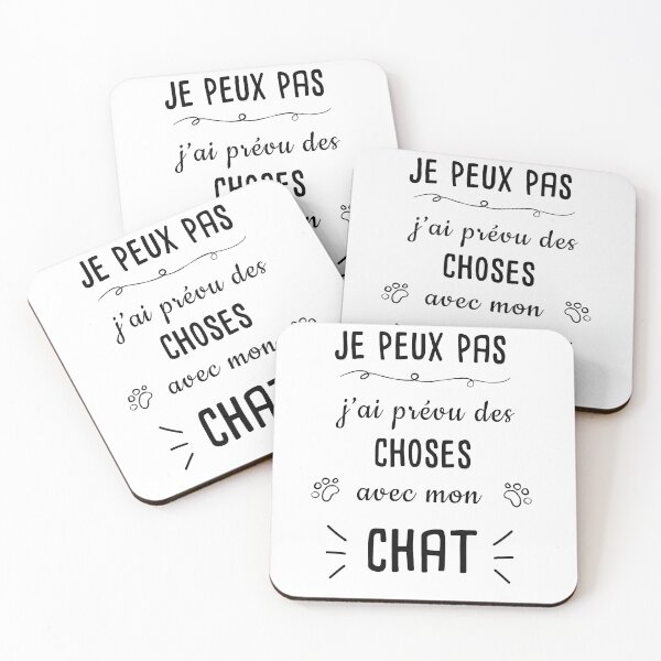 Aperçu de l'œuvre plans avec mon chat humour créée et vendue par Catcrea.