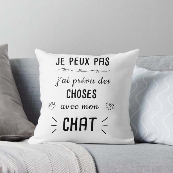Aperçu de l'œuvre plans avec mon chat humour créée et vendue par Catcrea.