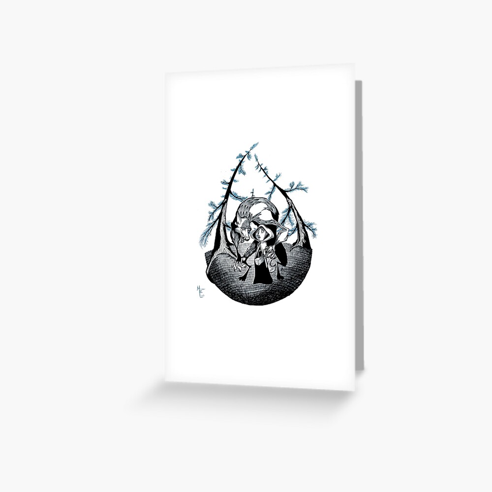 Item preview, Greeting Card designed and sold by likemoyd.