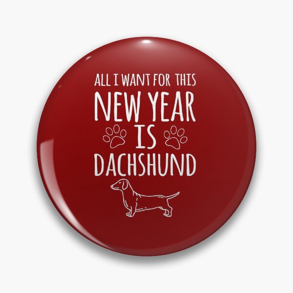 Item preview, 2021 Dachshund New Year designed and sold by Wienerful.