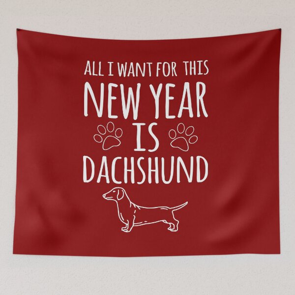 Item preview, 2021 Dachshund New Year designed and sold by Wienerful.