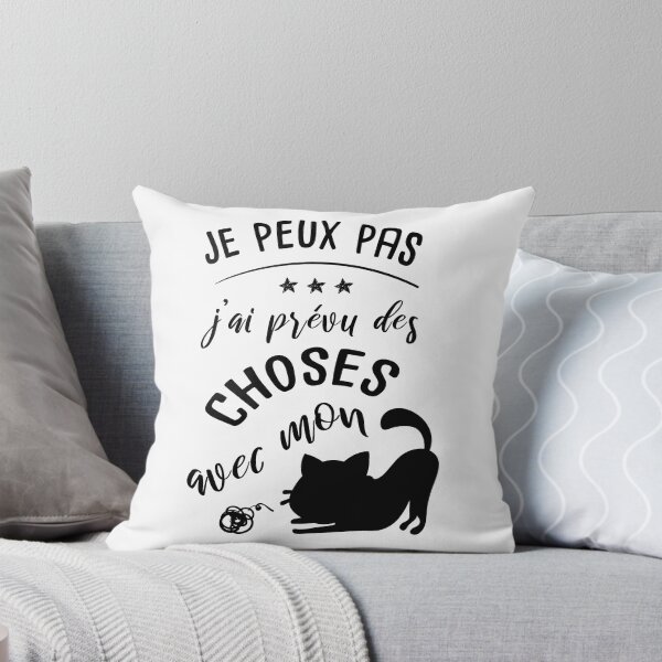 Aperçu de l'œuvre choses avec mon chat humour créée et vendue par Catcrea.