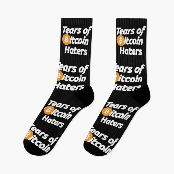 Aperçu de l'œuvre Larmes de Bitcoin Haters - Citation de devise Crypto Btc Blockchain créée et vendue par elhefe.