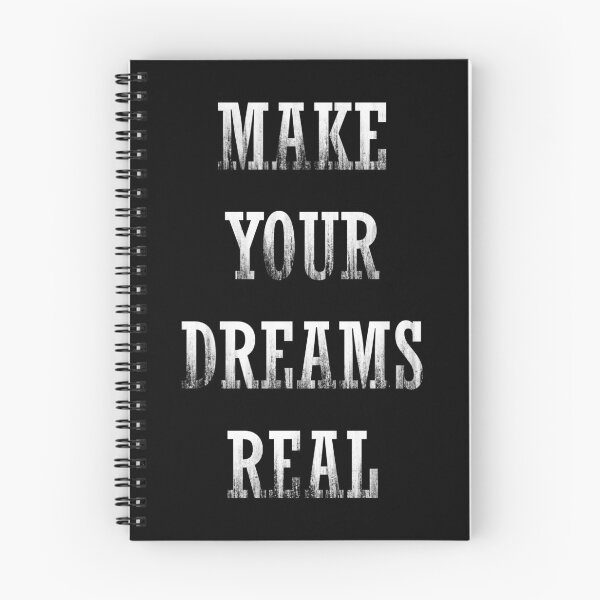 Item preview, Make your Dreams Real quote - White designed and sold by NissaArt.