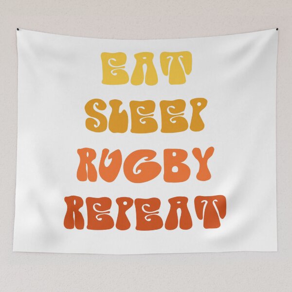 Item preview, Eat, Sleep, Rugby, Repeat designed and sold by kash1mera.