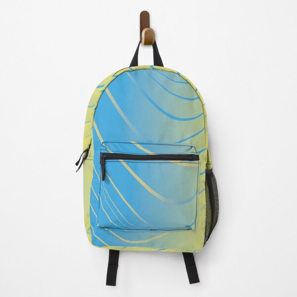 Item preview, Blue and Yellow Color Dinamic Pattern as Waves  designed and sold by digoarpi.
