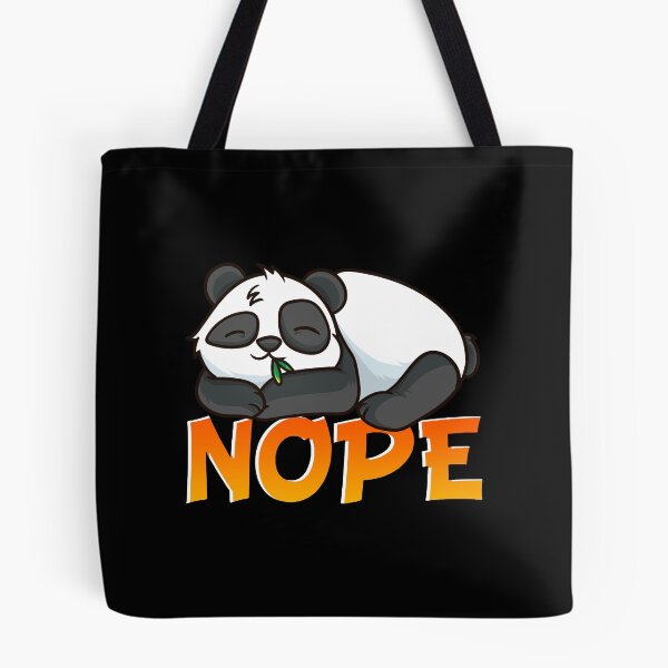 Item preview, Funny Nope Not Today Cute Sleeping Panda Pun designed and sold by perfectpresents.
