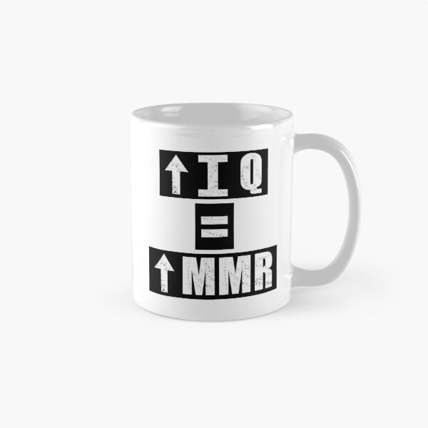 Item preview, High IQ = High MMR - White designed and sold by BusyMonkeys.