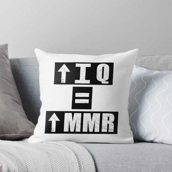 Item preview, High IQ = High MMR - White designed and sold by BusyMonkeys.