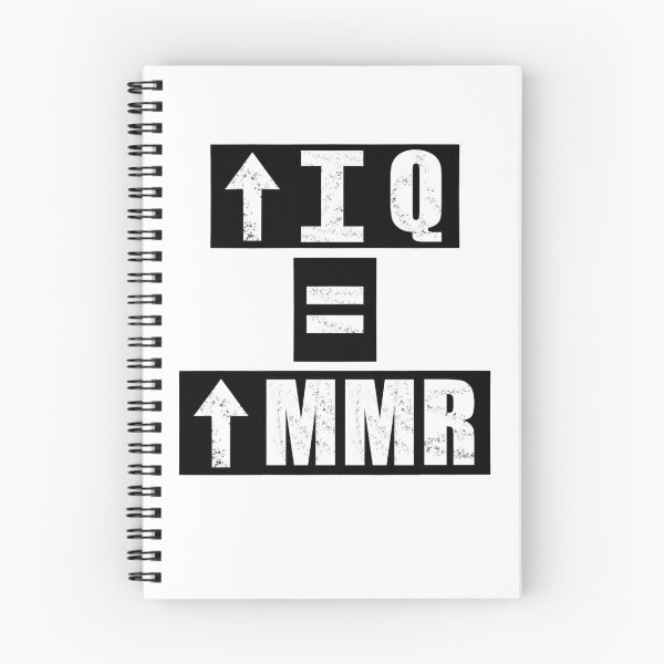 Item preview, High IQ = High MMR - White designed and sold by BusyMonkeys.