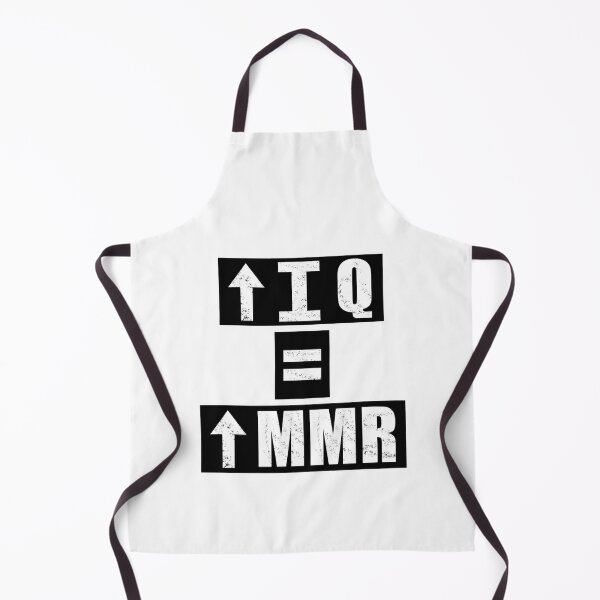 Item preview, High IQ = High MMR - White designed and sold by BusyMonkeys.