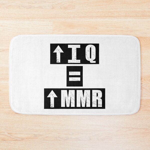 Item preview, High IQ = High MMR - White designed and sold by BusyMonkeys.