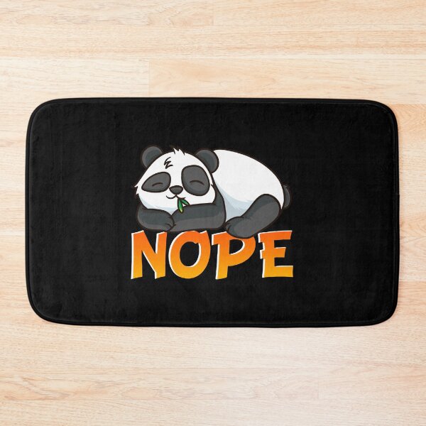 Item preview, Funny Nope Not Today Cute Sleeping Panda Pun designed and sold by perfectpresents.