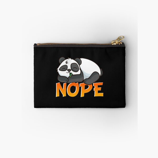 Item preview, Funny Nope Not Today Cute Sleeping Panda Pun designed and sold by perfectpresents.