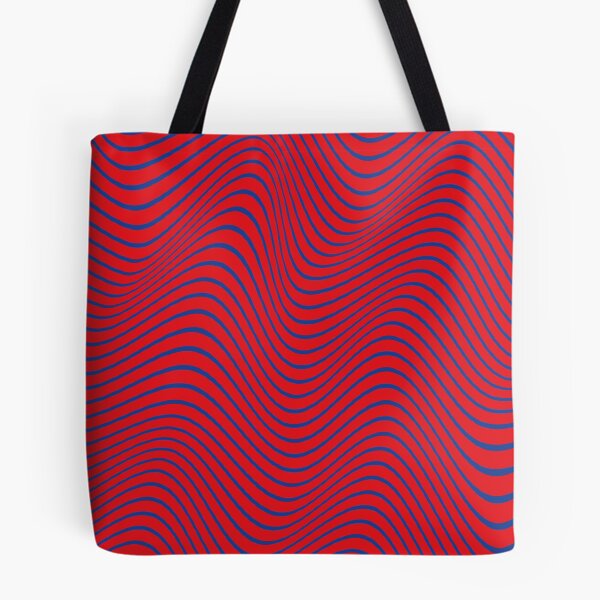 Item preview, Blue and Red Colors Dinamic Pattern as Waves  designed and sold by digoarpi.