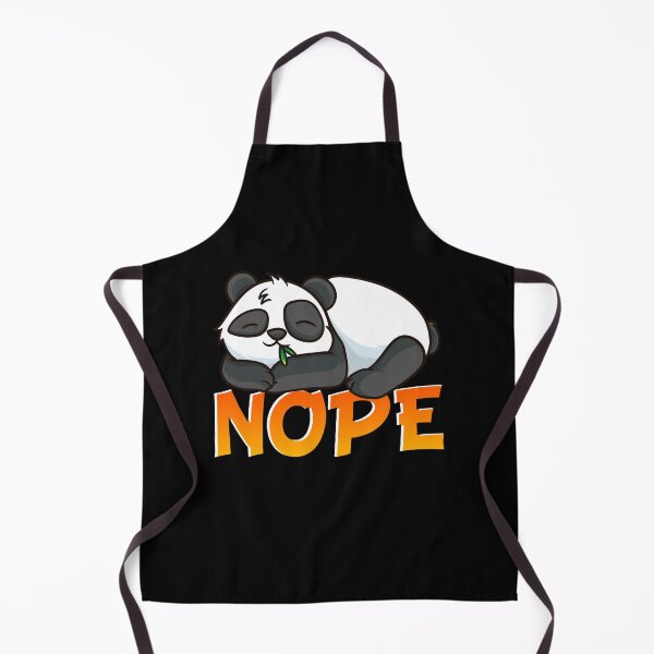 Item preview, Funny Nope Not Today Cute Sleeping Panda Pun designed and sold by perfectpresents.