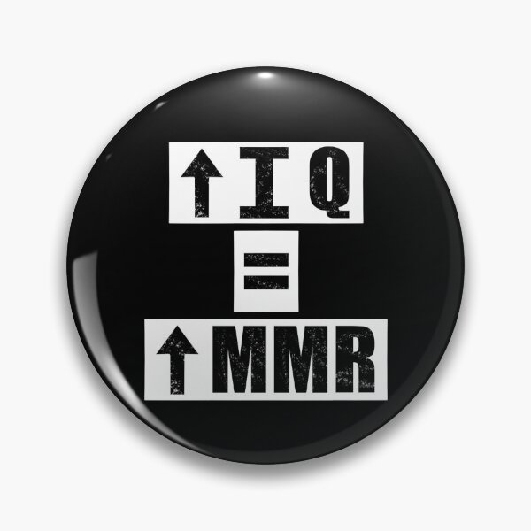 Item preview, High IQ = High MMR - Black designed and sold by BusyMonkeys.