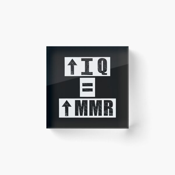 Item preview, High IQ = High MMR - Black designed and sold by BusyMonkeys.