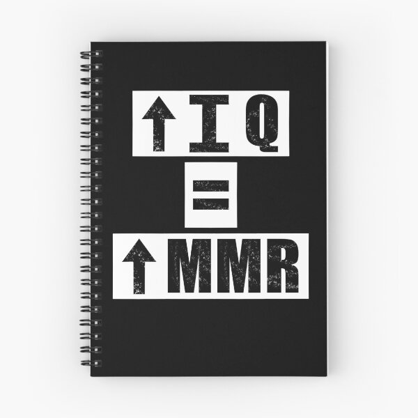 Item preview, High IQ = High MMR - Black designed and sold by BusyMonkeys.