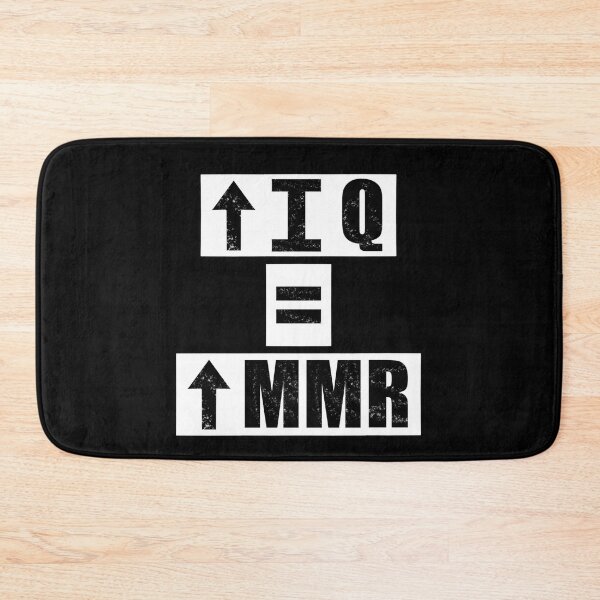 Item preview, High IQ = High MMR - Black designed and sold by BusyMonkeys.