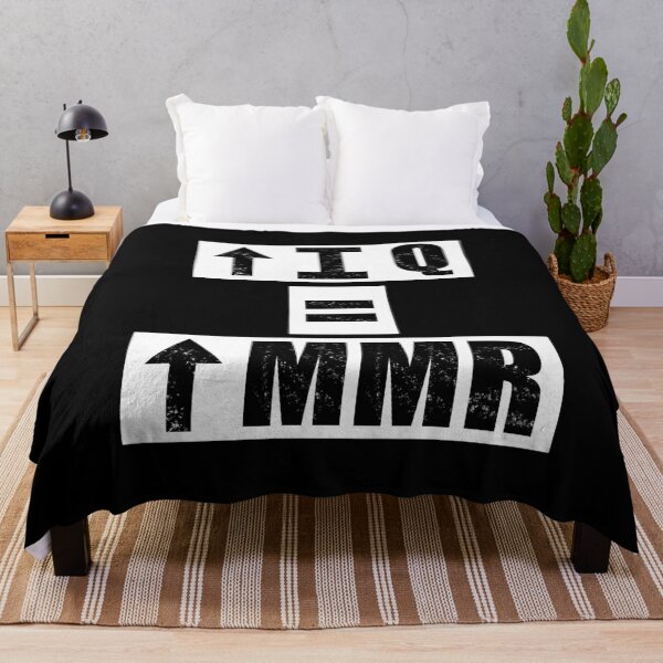 Item preview, High IQ = High MMR - Black designed and sold by BusyMonkeys.