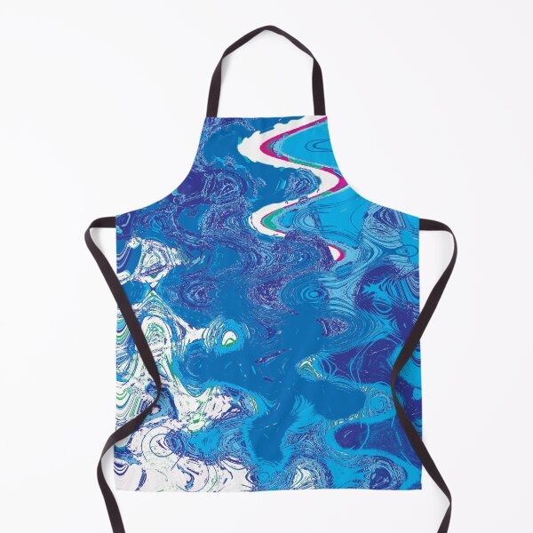 Item preview, abstract in blues designed and sold by rclsivcreative.