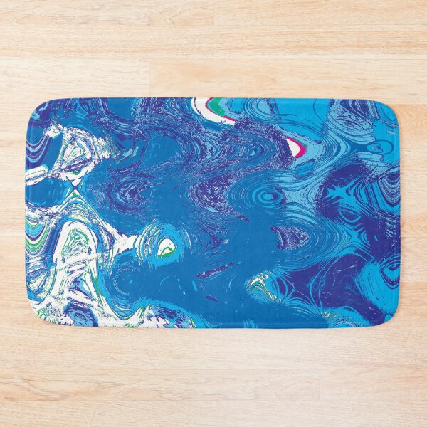Item preview, abstract in blues designed and sold by rclsivcreative.
