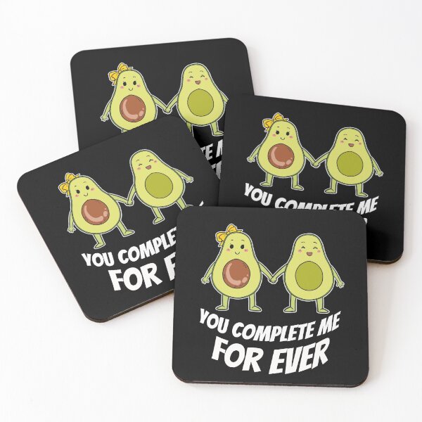 Item preview, Avocado pair, You Complete Me For Ever, partnership gift designed and sold by Tomsens.