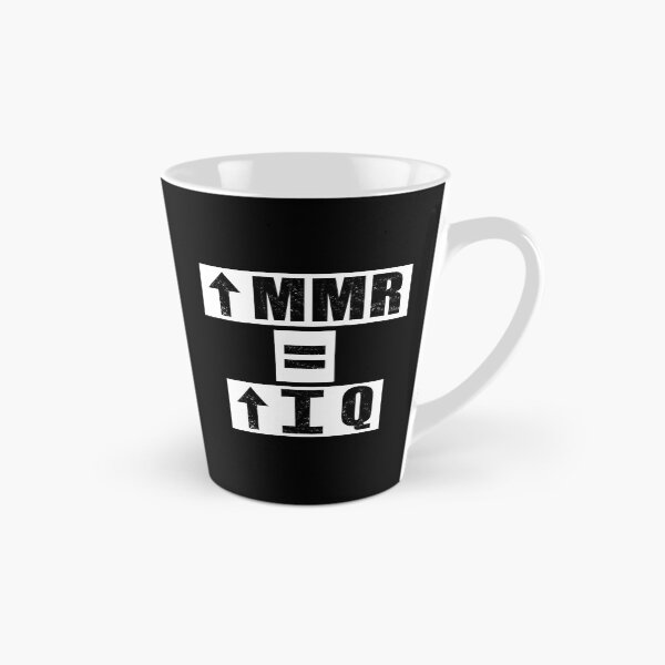 Item preview, High MMR = High IQ - black designed and sold by BusyMonkeys.