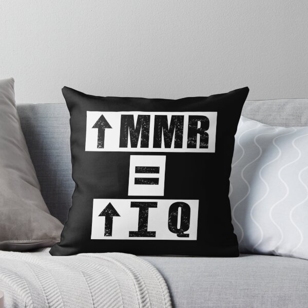 Item preview, High MMR = High IQ - black designed and sold by BusyMonkeys.