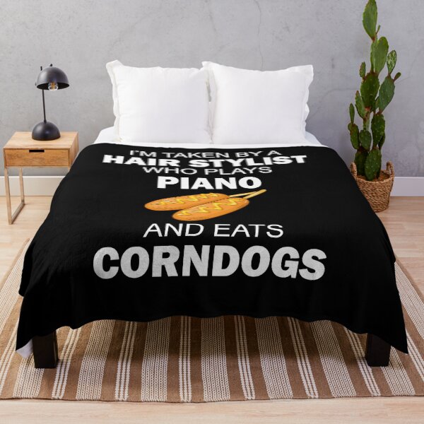 Item preview, I'm taken by a hair stylist who plays piano and eats corndogs designed and sold by LimaChippewa.