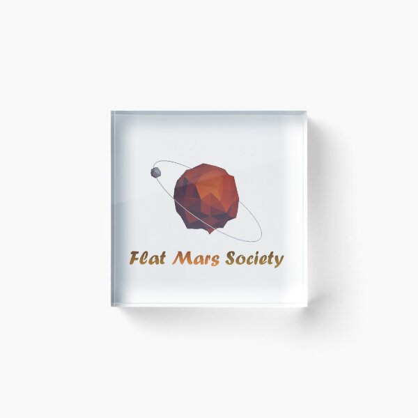 Item preview, Flat Mars Society designed and sold by WOHAMMAD.