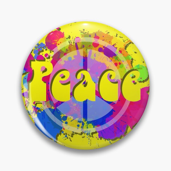 Item preview, Peace Hippie Love Art Paint Splash designed and sold by Alondra.