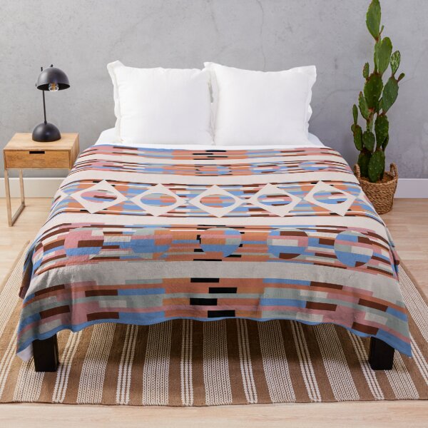 Item preview, neutral tribal quilt pattern designed and sold by alisonbbentley.