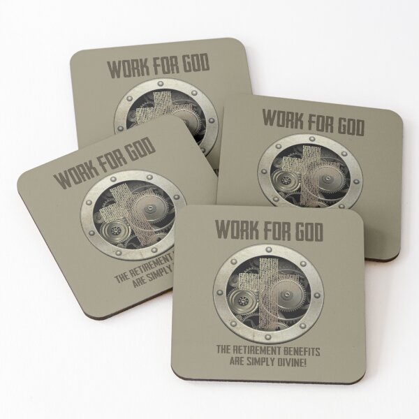Item preview, WORK FOR GOD...Simply Divine! (Light Background) designed and sold by PawsitiveMum.