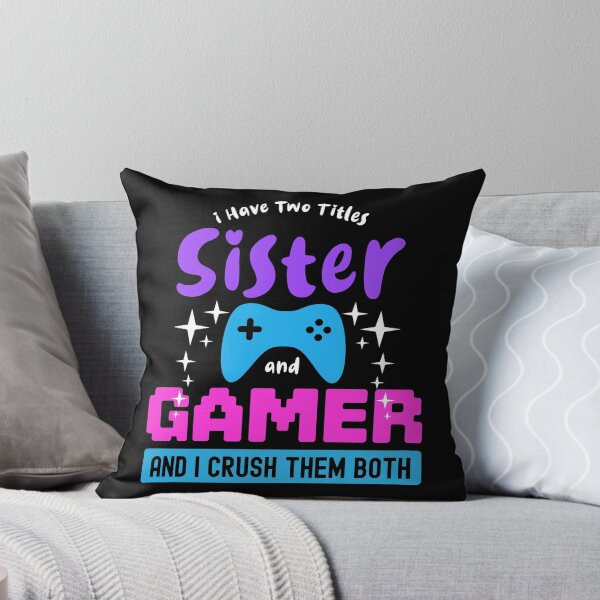 Item preview, I Have Two Titles Sister and Gamer designed and sold by cool-merch.
