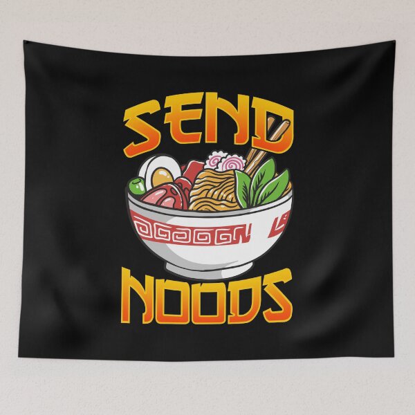 Item preview, Funny Send Noods Noodle Pun Anime Gaming Pho Ramen designed and sold by perfectpresents.