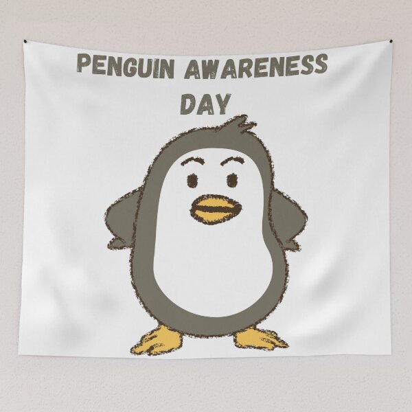 Item preview, Penguin Awareness Day designed and sold by corralmontana.