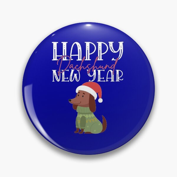 Item preview, Happy Dachshund Year! designed and sold by Wienerful.