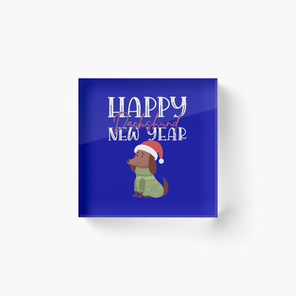 Item preview, Happy Dachshund Year! designed and sold by Wienerful.