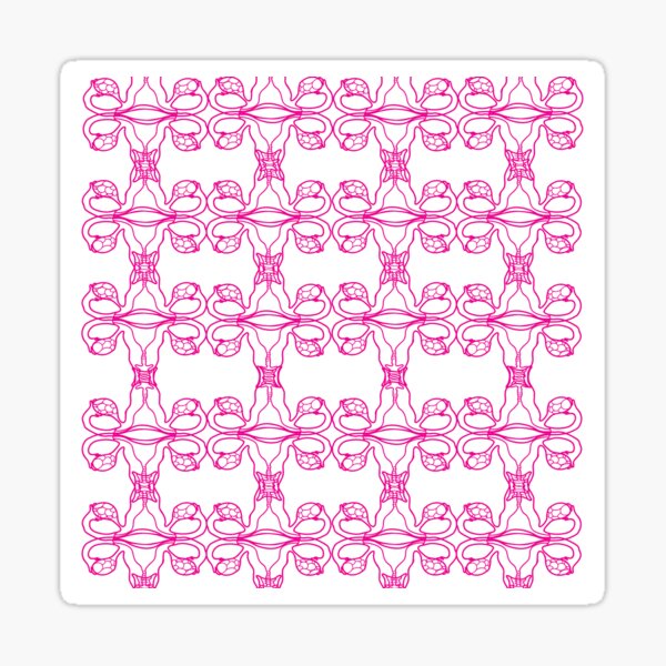 Uterus pattern Sticker