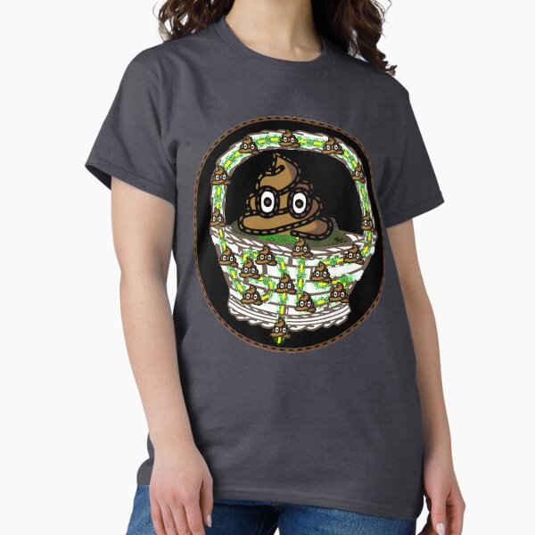 Sh!t in a Handbasket? Fear Not! (Playful Art) Classic T-Shirt