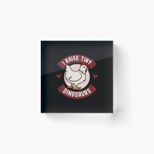 Item preview, I Raise Tiny Dinosaurs Chicken designed and sold by cool-merch.