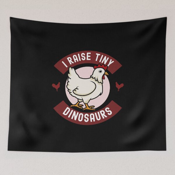 Item preview, I Raise Tiny Dinosaurs Chicken designed and sold by cool-merch.