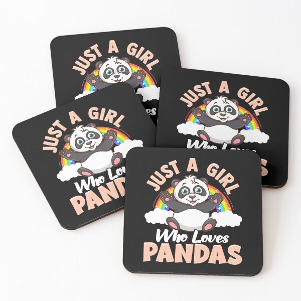Item preview, Just A Girl Who Loves Pandas Cute Funny Panda Bear designed and sold by perfectpresents.